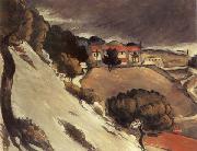 Paul Cezanne Fonte des neiges a l Estaque china oil painting artist